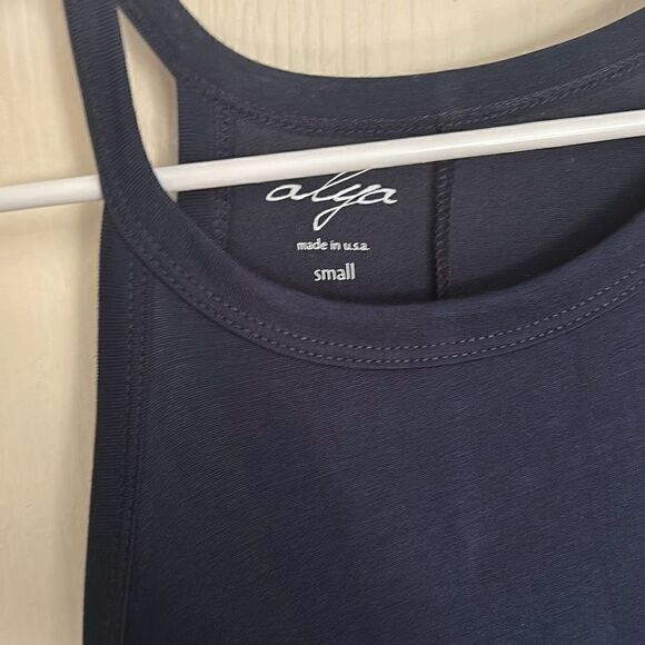 Alya Navy Blue Flowy Dress, size S - Picture 2 of 2